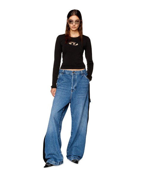 レディース 長袖Tシャツ トップス Dロゴ（Tシャツ/カットソー