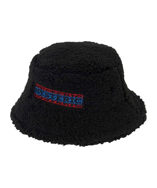 HYSTERIC GLAMOUR（ヒステリックグラマー）の「ロゴ刺繍 ボアバケット
