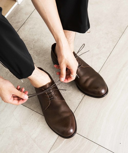 PADRONE】DERBY PLAIN TOE SHOES（ドレスシューズ）｜PADRONE