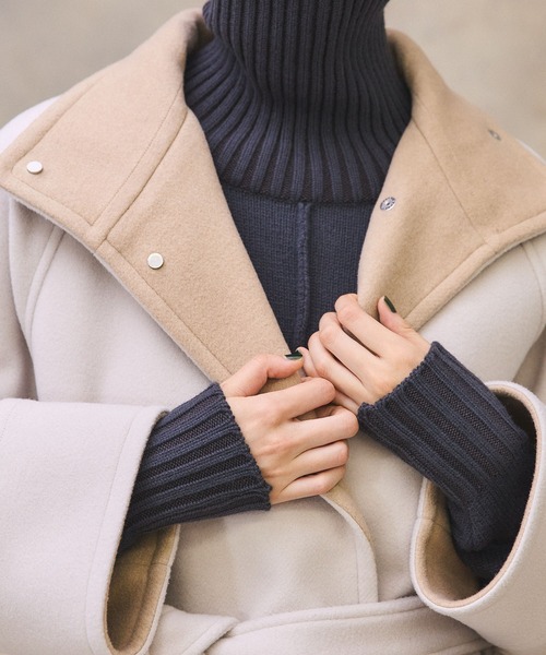 PUBLIC TOKYO（パブリックトウキョウ）の「ハイネックウールショート