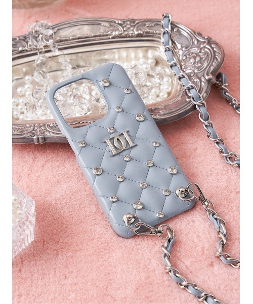 キルティングビジューiPhoneケース（スマホケース/カバー）｜Darich