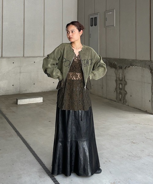 COMBINATION LACE TOP（Tシャツ/カットソー）｜Ameri（アメリ）の