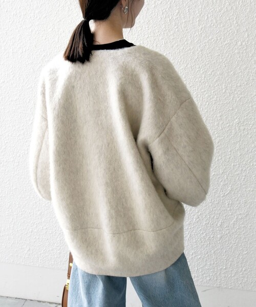 SHIPS any（シップス エニィ）の「SHIPS any: シャギー ノーカラー