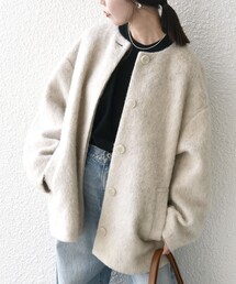 SHIPS｜シップスのノーカラーコート通販 - ZOZOTOWN