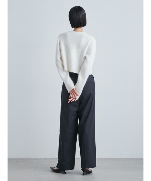 MIESROHE（ミースロエ）の「シャギーコンパクトカーディガン