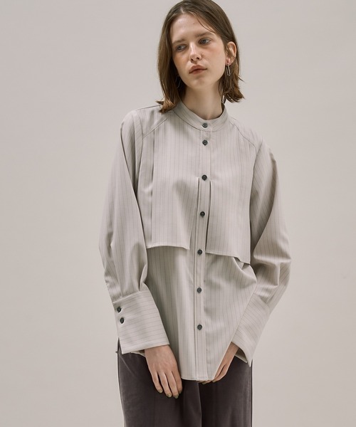 残りわずか】クラスバンドカラーシャツ（シャツ/ブラウス）｜PUBLIC