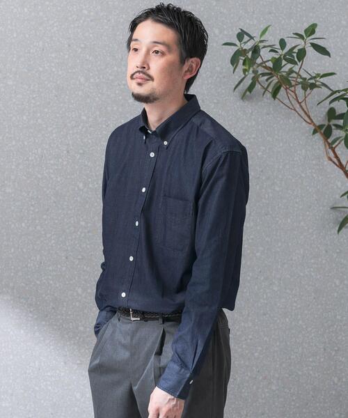 セール】LIFE STYLE TAILOR デニムボタンダウンシャツ（シャツ