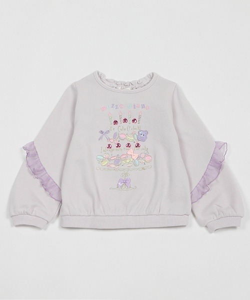 セール】切替フリル ケーキトレーナー（スウェット）｜mezzo piano