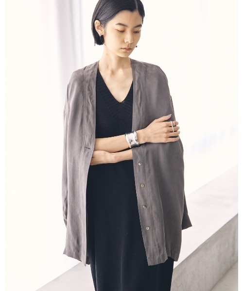 カラーレスサテンシャツ（シャツ/ブラウス）｜TODAYFUL（トゥデイフル