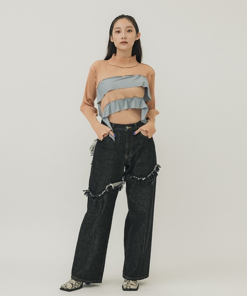 kotohayokozawa/コトハヨコザワ】todoウェーブロングスリーブ