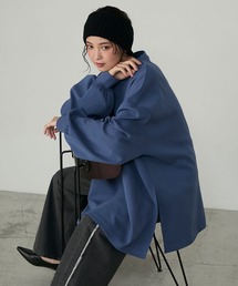 Tシャツ/カットソー（ブルー・ネイビー/青色系・ボーダー柄