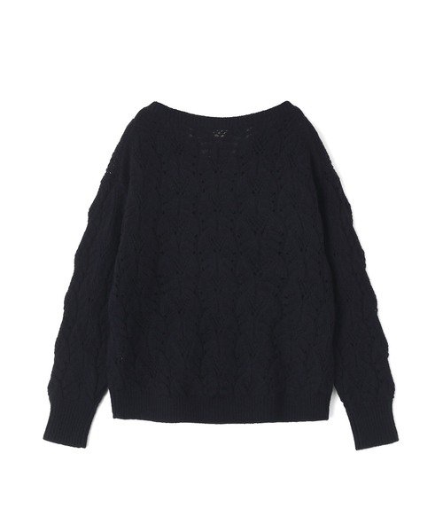 ANAYI（アナイ）の「ウールカシミヤレースケーブル プルオーバー