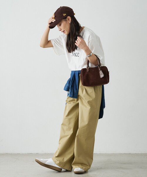 スエード2WAYミニボストンバッグ（ボストンバッグ）｜russet（ラシット