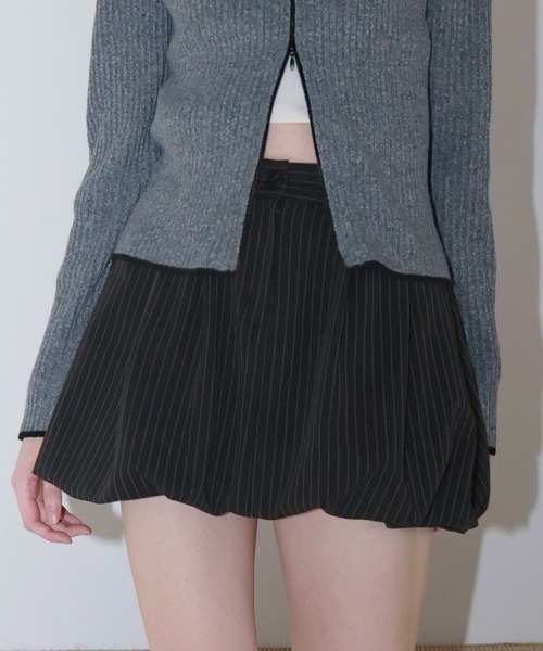 ストライプバルーンスカート（スカート）｜Mili affinity（ミリ