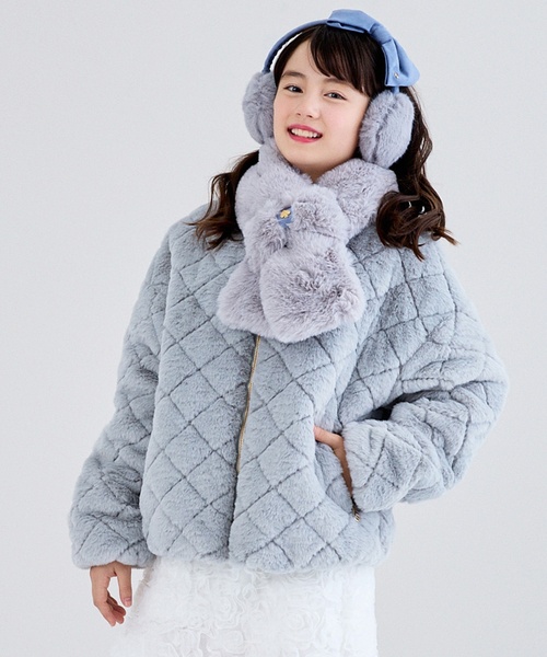 セール】フェイクファーキルトブルゾン（ブルゾン）｜kate spade new