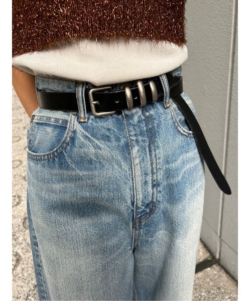 BLACK BY MOUSSY（ブラックバイマウジー）の「loop design belt(ループ