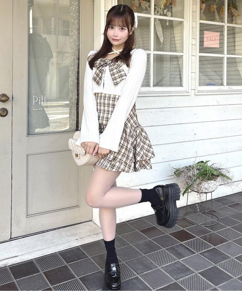 リボンアンサンブルワンピース（ワンピース）｜one way（ワンウェイ