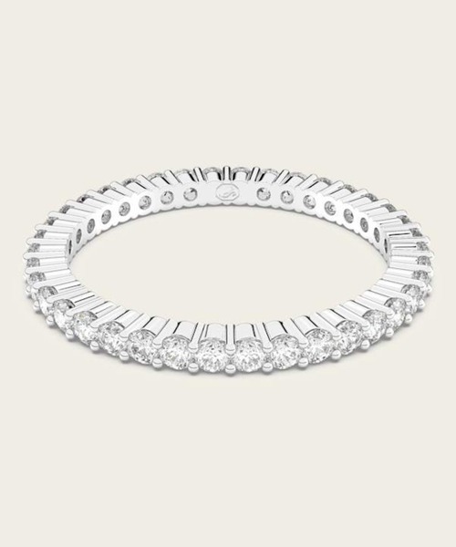 公式】【スワロフスキー】Matrix Vittore リング, ラウンドカット