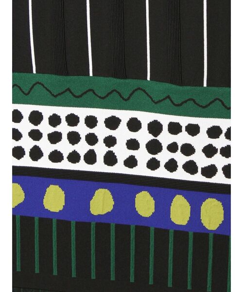 UN3D.（アンスリード）の「ミックスドットジャカードニットスカート