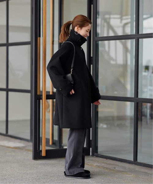 セール】≪追加≫ラムウールMIXシャルムバルカラーコート 3（ステン