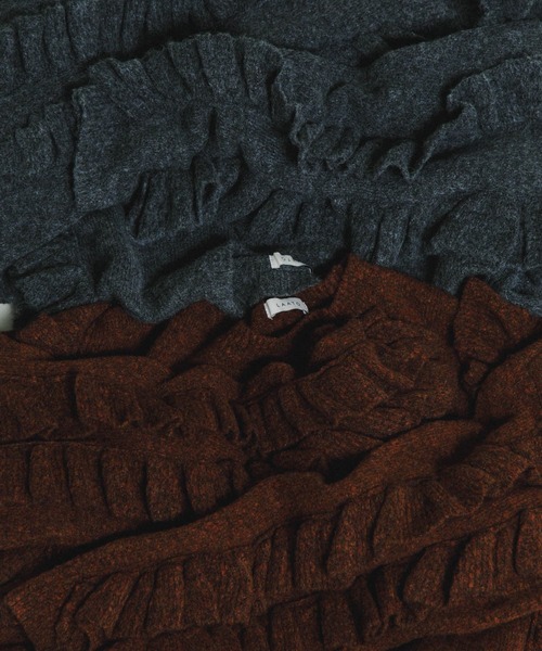 LAATO（ラート）の「frill frill knit（ニット/セーター）」 - WEAR