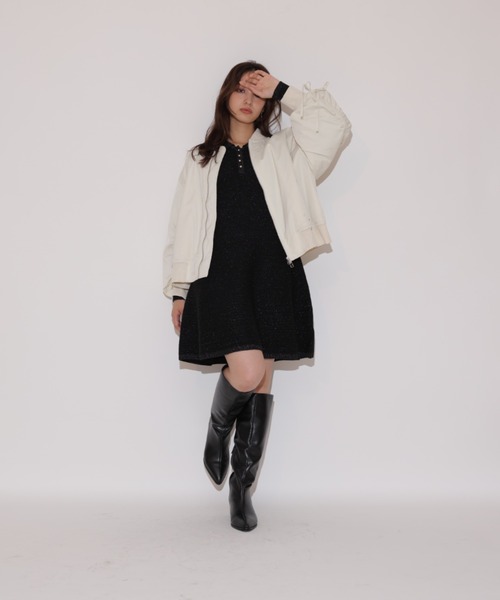 Rirandture（リランドチュール）の「ポロカラーラメニットミニ