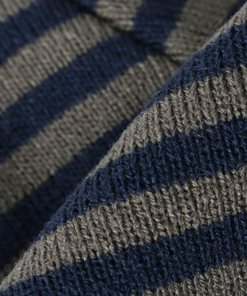 AFB / エーエフビー BORDER SINGLE BEANIE（ニットキャップ/ビーニー