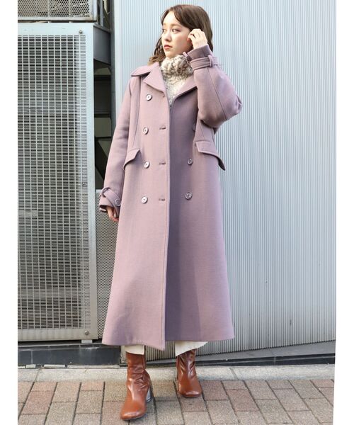 MURUA（ムルーア）の「ダブルマキシチェスターコート（チェスター