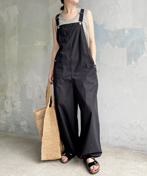 セール】≪一部店舗+WEB限定追加≫リップストップオーバーオール
