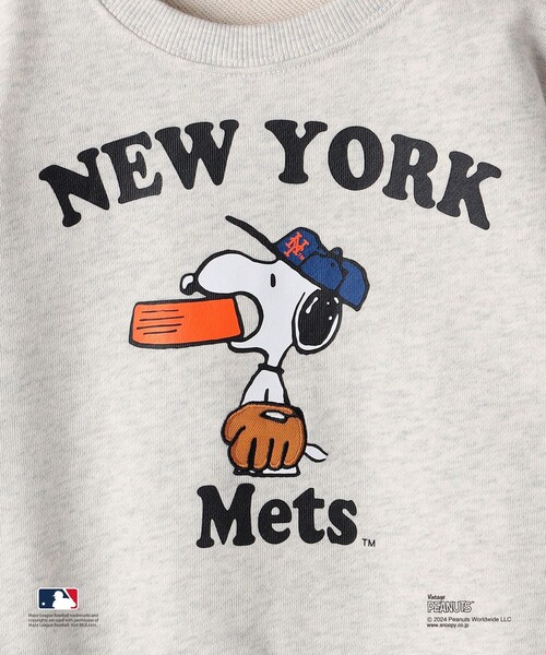 セール】SHIPS KIDS:85～95cm / スヌーピー×MLB スウェット