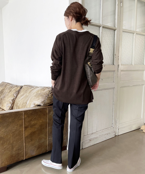 Spick & Span（スピックアンドスパン）の「18G Vネックカーディガン