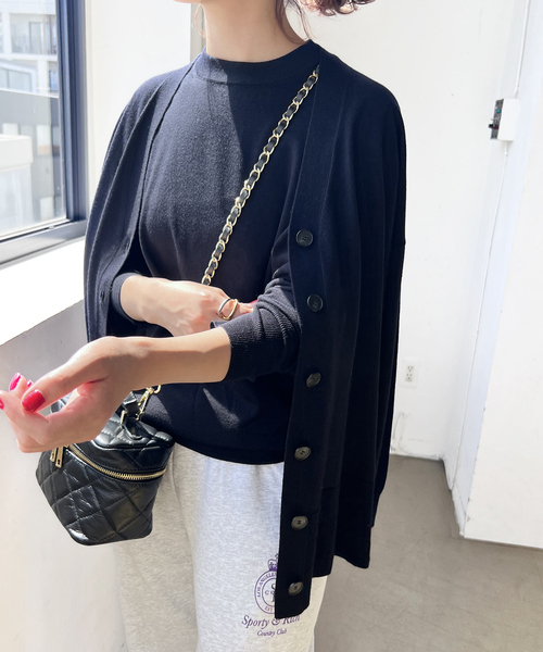 Spick & Span（スピックアンドスパン）の「18G Vネックカーディガン