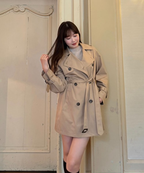 Her lip to（ハーリップトゥー）の「Noble Short Trench Coat