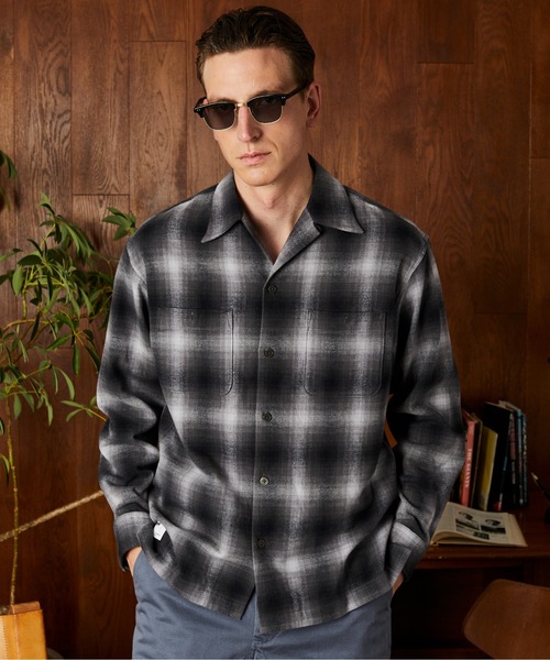 Schott/ショット/OMBRE CHECK FLANNEL LS SHIRT/オンブレチェック