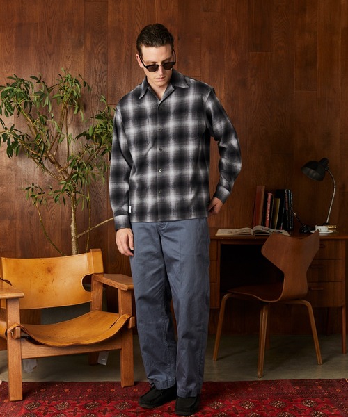 Schott/ショット/OMBRE CHECK FLANNEL LS SHIRT/オンブレチェック