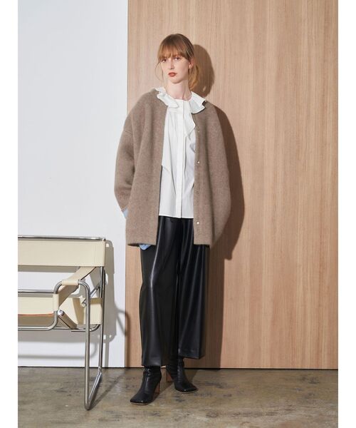 ELENDEEK（エレンディーク）の「CNラクーンミックスWカーディガン