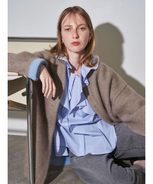 ELENDEEK（エレンディーク）の「CNラクーンミックスWカーディガン