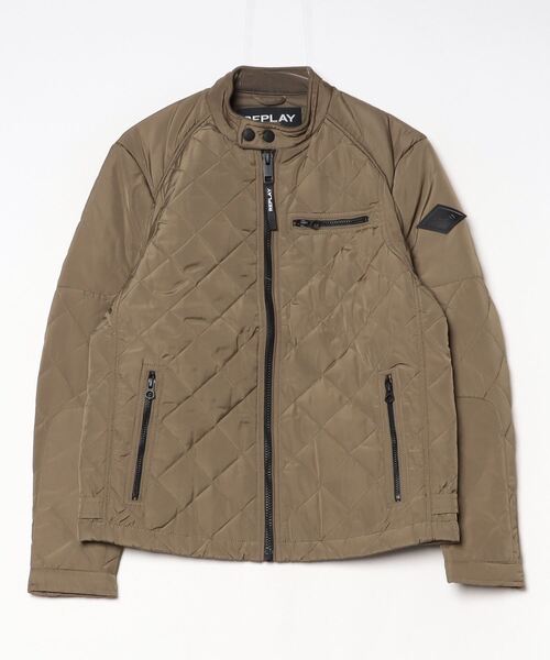REPLAY（リプレイ）の「ショートキルティングジャケット（ライダース