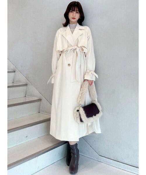 セール】バックチュールトレンチ（トレンチコート）｜MERCURYDUO