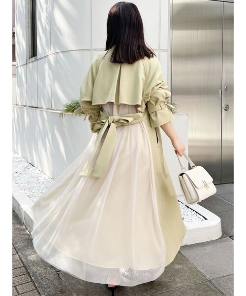 セール】バックチュールトレンチ（トレンチコート）｜MERCURYDUO