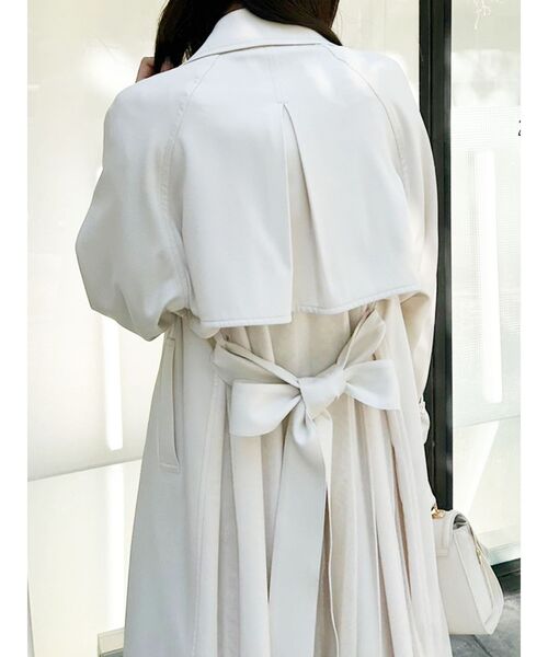 セール】バックチュールトレンチ（トレンチコート）｜MERCURYDUO