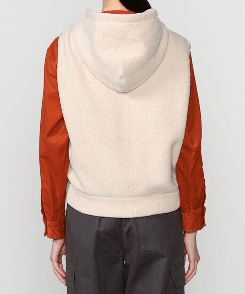 DANTON | ジップ フードボアベスト WOMEN（ベスト）｜DANTON（ダントン