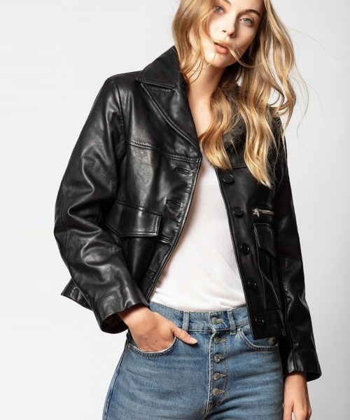 ZADIG&VOLTAIRE（ザディグ エ ヴォルテール）の「LILA CUIR BLOUSON