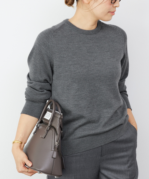 WISH クルーネック プルオーバー（ニット/セーター）｜Deuxieme Classe