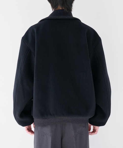 is-ness/イズネス】WOOL ZIP FLIGHT JACKET（ブルゾン）｜is-ness