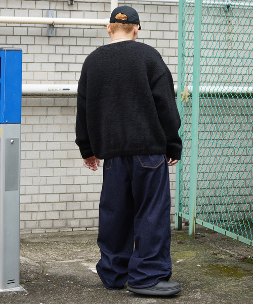 MacMahon Knitting Mills 】 +【Niche.】 Crew Neck Knit-Flower