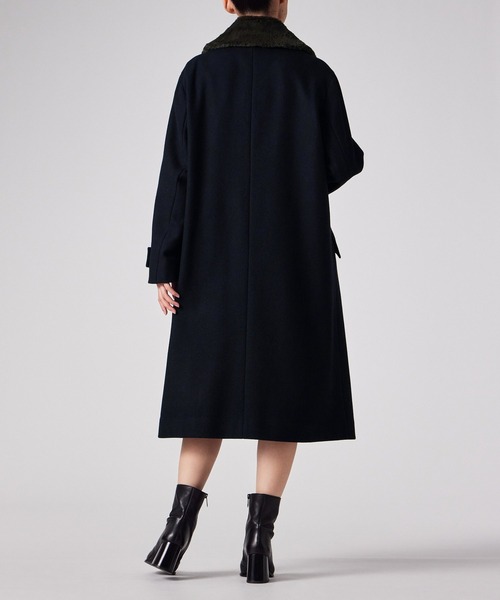 ウィメンズ ウールカルゼ ロングコート / 255352 JK356（チェスター