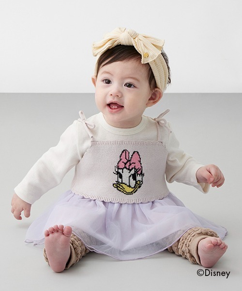 petit main（プティマイン）の「【Disney】ビスチェロンパースセット