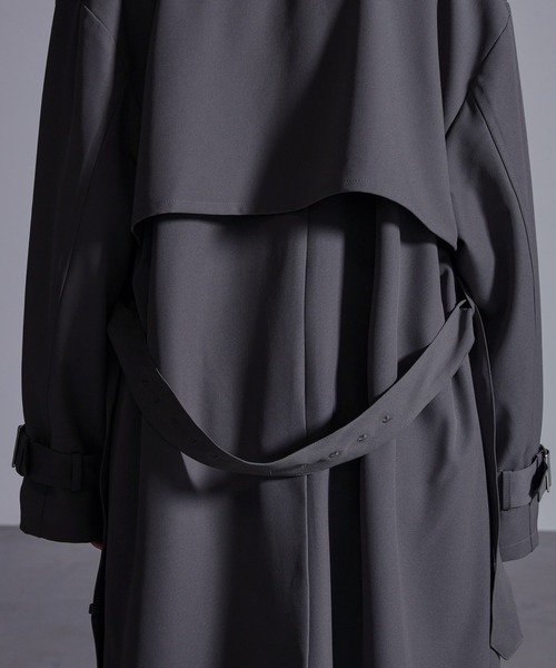 Loose/ルース（ルース）の「モードオーバー ハイネックトレンチコート