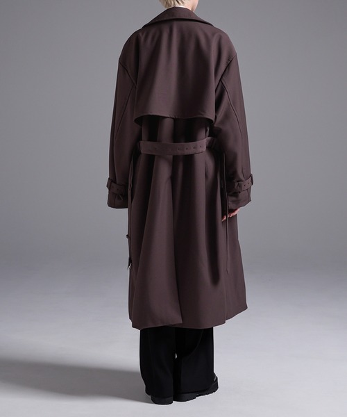 モードオーバー ハイネックトレンチコート（トレンチコート）｜Loose